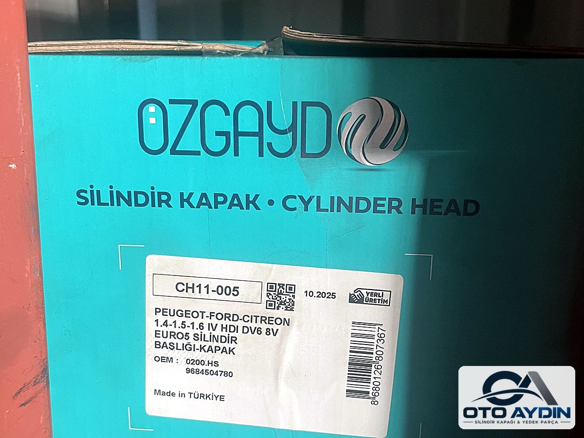 Citroen C-Elysee 1.6 BlueHDi Silindir Kapağı